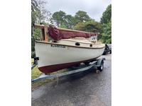 1995 Menger 19' Catboat  Click to launch Larger Image