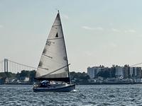 1986 NYC vic  City Island NY  Harlem Yacht Club  Western Long Island Sound New York 26 Hinterhoeller NONSUCH 26U ULTRA