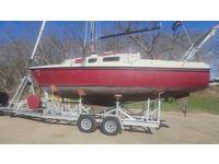1978 Lake Jacomo Sailboat Cove Dry Lot Missouri 26 Seafarer Yachts Seafarer 26 with Trailer