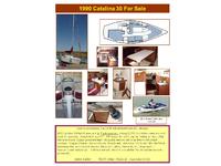 1990 West Access Marina Lake Carlyle IL IN WATER Illinois 30 Catalina MKII Std. Rig