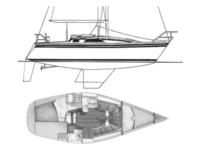 1988 North Kinston Rhode Island 28.5 Hunter 28.5